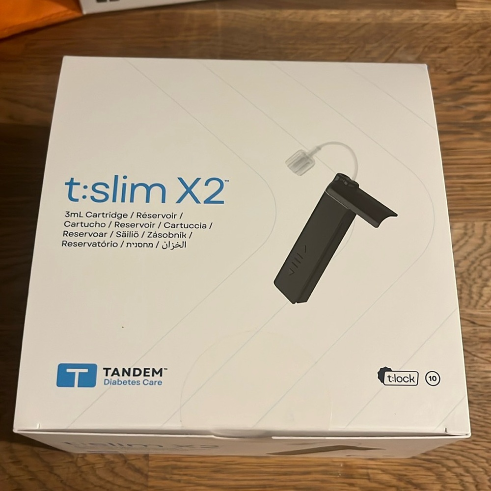 T-slim X2 Brand new never opened not expired.